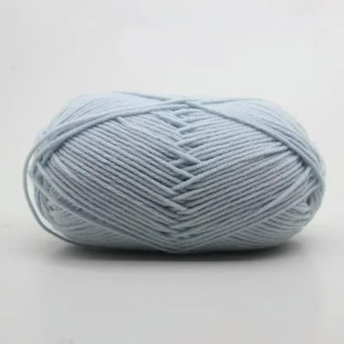 LOUKEKE 10 Knäuel/Lot 500 g weiches Seidenmilch-Baumwollgarn zum Stricken, Häkelgarn, Webfaden von LOUKEKE