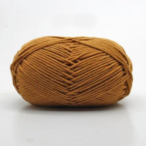 LOUKEKE 10 Knäuel/Lot 500 g weiches Seidenmilch-Baumwollgarn zum Stricken, Häkelgarn, Webfaden von LOUKEKE