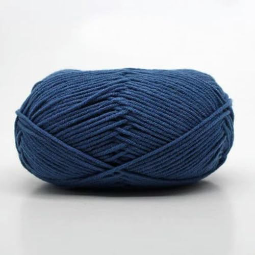 LOUKEKE 10 Knäuel/Lot 500 g weiches Seidenmilch-Baumwollgarn zum Stricken, Häkelgarn, Webfaden von LOUKEKE