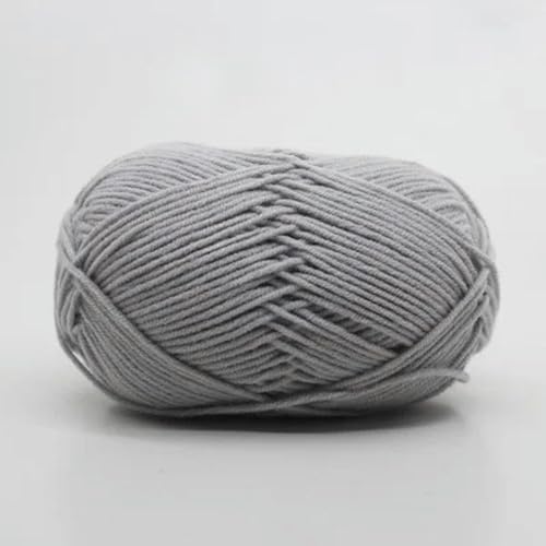 LOUKEKE 10 Knäuel/Lot 500 g weiches Seidenmilch-Baumwollgarn zum Stricken, Häkelgarn, Webfaden von LOUKEKE