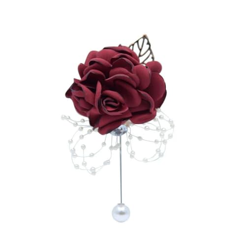 LOUKEKE 10 STÜCKE Handgelenk Corsage Brautjungfer Hand Blumen Künstliche Braut Blumen Für Hochzeit Tanzen Party Decor Braut Prom Zubehör von LOUKEKE