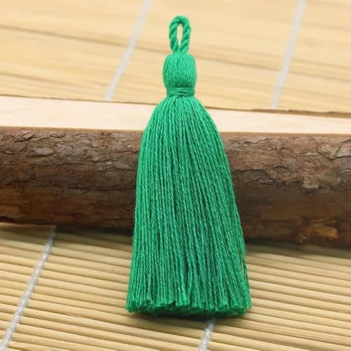 LOUKEKE 10 Teile/los 8 cm Baumwolle Quaste Hängenden Seil Fringe Quaste für Nähen Vorhänge Kleidungsstück Hause Dekoration Schmuck Handwerk DIY Zubehör von LOUKEKE