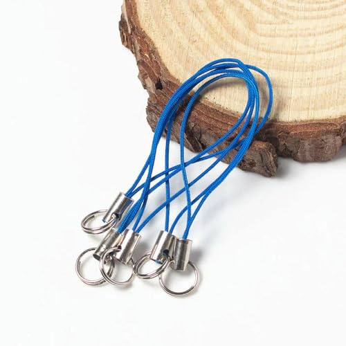 LOUKEKE 100 Stück Schlüsselband-Gurt, Kordel-Haken-Verschluss-Clip für DIY-Charm-Schlüsselanhänger, Schlüsselanhänger, Telefon, Schmuck, Zubehör, Herstellungszubehör von LOUKEKE