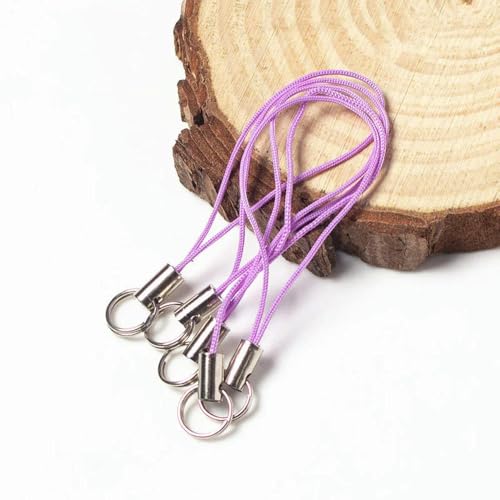 LOUKEKE 100 Stück Schlüsselband-Gurt, Kordel-Haken-Verschluss-Clip für DIY-Charm-Schlüsselanhänger, Schlüsselanhänger, Telefon, Schmuck, Zubehör, Herstellungszubehör von LOUKEKE