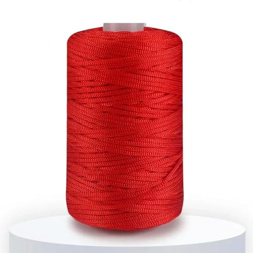 LOUKEKE 120 g, 2,5 mm, mittleres Garn, grobes Eisleinen, helle Seide, hohler, Leichter Wollfaden, Sommer-Sonnenhut, handgewebt, DIY-Hakentasche, Slipper von LOUKEKE