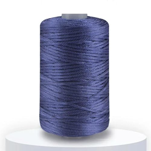 LOUKEKE 120 g, 2,5 mm, mittleres Garn, grobes Eisleinen, helle Seide, hohler, Leichter Wollfaden, Sommer-Sonnenhut, handgewebt, DIY-Hakentasche, Slipper von LOUKEKE