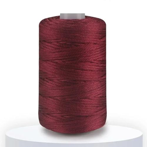 LOUKEKE 120 g, 2,5 mm, mittleres Garn, grobes Eisleinen, helle Seide, hohler, Leichter Wollfaden, Sommer-Sonnenhut, handgewebt, DIY-Hakentasche, Slipper von LOUKEKE