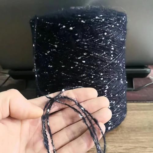 LOUKEKE 1PC 500g Mohair Seide Wolle Garn für Stricken dünne Angora häkeln Thread weiche DIY Pullover Schal Schal von LOUKEKE