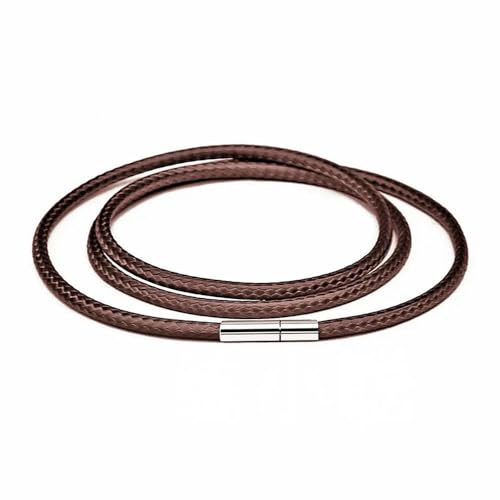 LOUKEKE 1PC Geflochtene Leder Erkenntnisse Gewachste Baumwolle Leder String Strap Cord String Seil von LOUKEKE