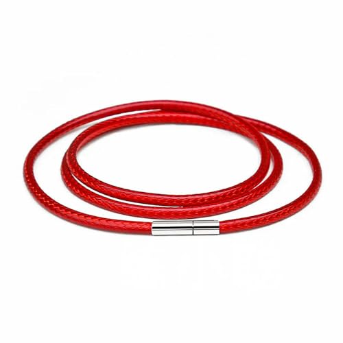 LOUKEKE 1PC Geflochtene Leder Erkenntnisse Gewachste Baumwolle Leder String Strap Cord String Seil von LOUKEKE