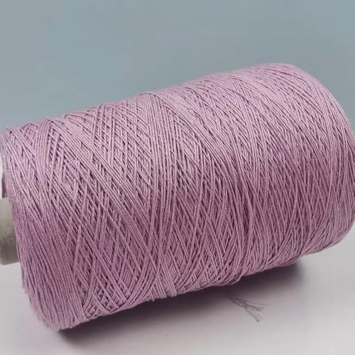 LOUKEKE 1PC Spitze 10% Seide 90% Leinen Garn DIY Hand-gestrickte Häkelnadel Weben Bio Garn Thread 500g von LOUKEKE