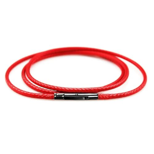 LOUKEKE 1PC schwarz braun geflochtene Leder Seil Halskette Kette Choker Kragen Hals DIY Anhänger von LOUKEKE