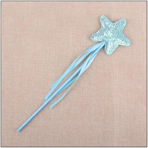 LOUKEKE 5 stücke Schmetterling Stern Pailletten Fee Zauberstab Stick Stange Band Quaste Party Hochzeit Decor von LOUKEKE