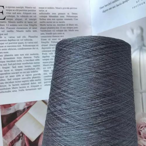 LOUKEKE 500 g weiches, glattes Seidengarn aus Eisseide, dünnes Garn zum Häkeln, Stricken, Handweben von LOUKEKE