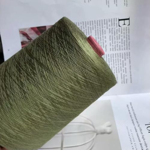 LOUKEKE 500 g weiches, glattes Seidengarn aus Eisseide, dünnes Garn zum Häkeln, Stricken, Handweben von LOUKEKE