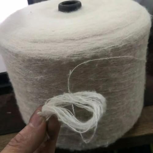 LOUKEKE 500g Mohair Seide Wolle Garn für Stricken Dünne Angora Häkeln Thread Weiche DIY Pullover Schal Schal Puffy Line von LOUKEKE