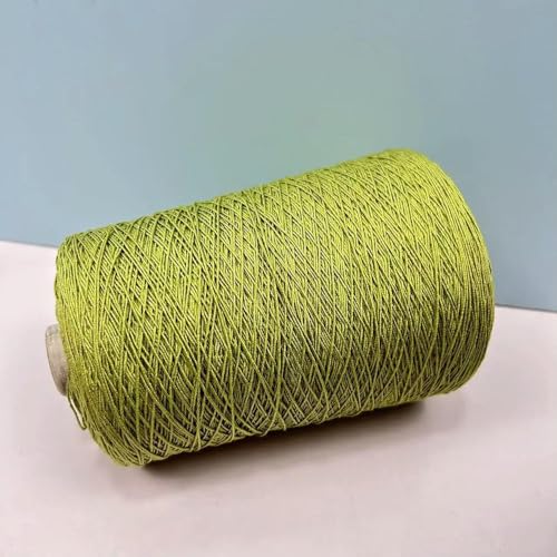 LOUKEKE 500g Seide Leinen Starke Twist Spitze DIY Hand Gestrickte Pullover Kurzarm Steif Atmungsaktiv Garn Ball von LOUKEKE