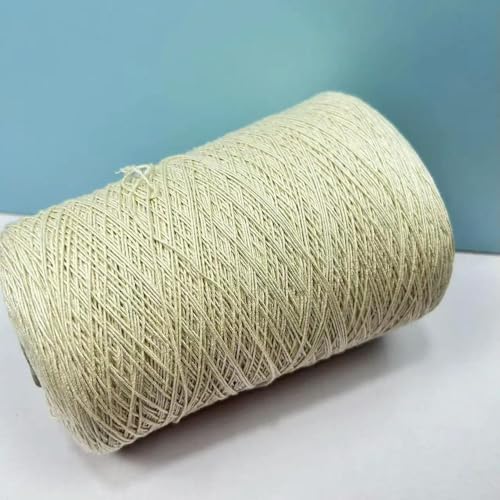 LOUKEKE 500g Seide Leinen Starke Twist Spitze DIY Hand Gestrickte Pullover Kurzarm Steif Atmungsaktiv Garn Ball von LOUKEKE