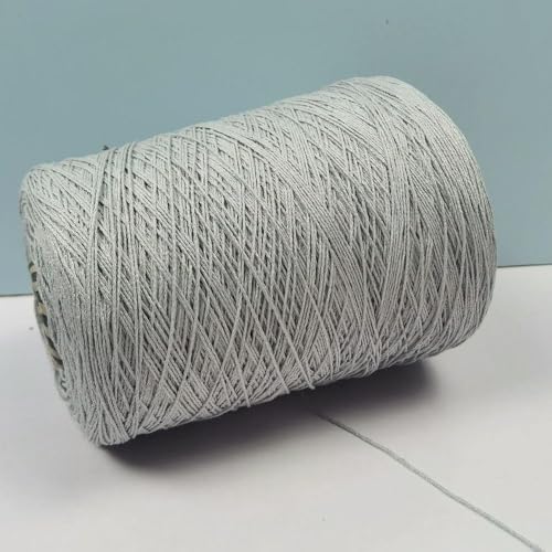 LOUKEKE 500g Seide Leinen Starke Twist Spitze DIY Hand Gestrickte Pullover Kurzarm Steif Atmungsaktiv Garn Ball von LOUKEKE