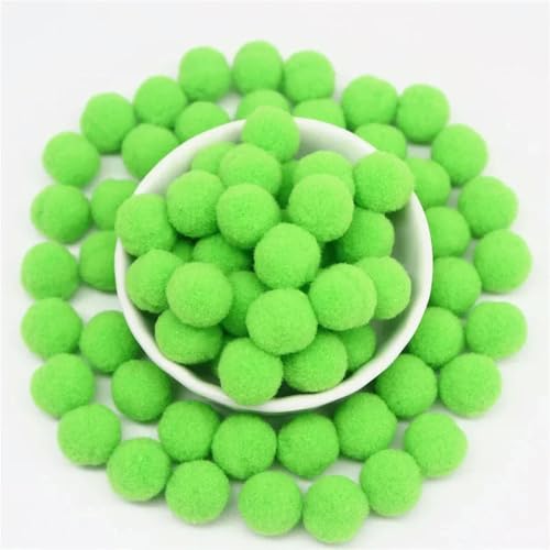 LOUKEKE Pomponbälle 8mm 10mm 15mm 20mm 25mm 30mm Flauschige Pompons Basteln Pompom DIY Handgemachte Hochzeitsdekoration Bastelbedarf von LOUKEKE