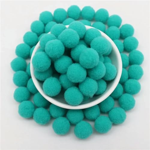 LOUKEKE Pomponbälle 8mm 10mm 15mm 20mm 25mm 30mm Flauschige Pompons Basteln Pompom DIY Handgemachte Hochzeitsdekoration Bastelbedarf von LOUKEKE