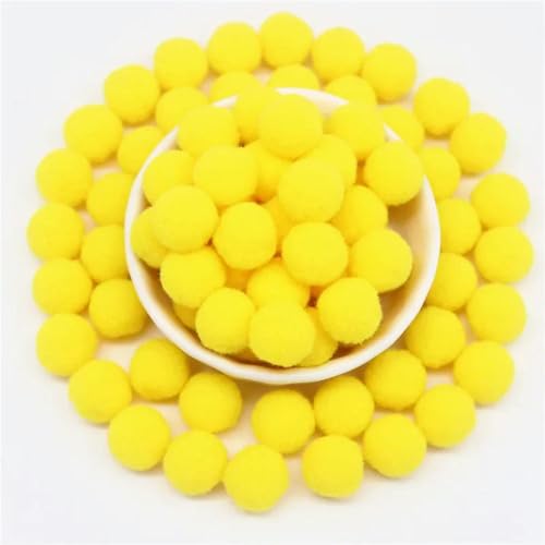 LOUKEKE Pomponbälle 8mm 10mm 15mm 20mm 25mm 30mm Flauschige Pompons Basteln Pompom DIY Handgemachte Hochzeitsdekoration Bastelbedarf von LOUKEKE