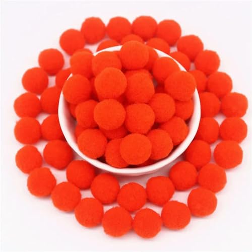 LOUKEKE Pomponbälle 8mm 10mm 15mm 20mm 25mm 30mm Flauschige Pompons Basteln Pompom DIY Handgemachte Hochzeitsdekoration Bastelbedarf von LOUKEKE