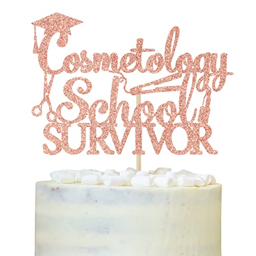 Cosmetology School Survivor Cake Topper, Congrats Barbier, Congratulations Class Of 2023 Grad, 2023 Graduate Party Dekorationen von LOVELY BITON