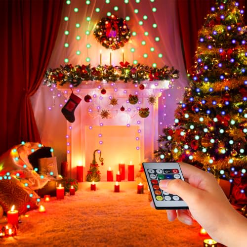 Led Lichterkette,Lichterkette Weihnachten,Led Strip,Usb Lichterkette 15m mit Fernbedienung,Timer Setting,Fernbedienung & Bluetooth App Steuerung,Lichterkette für Festa,Hochzeit,Garten Dekoration von LOVEXIU