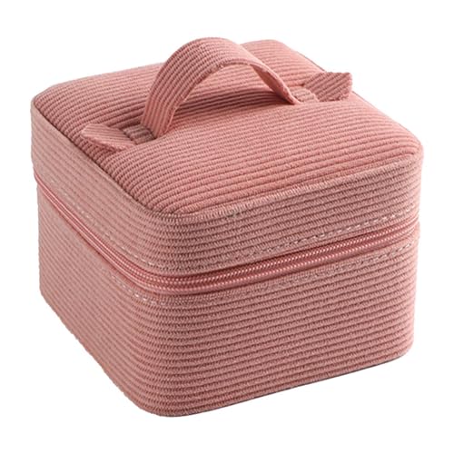 LOVIVER Schmuckschatulle aus Cord, Organizer mit Reißverschluss, Geschenk-Vitrine, Behälter für Jahrestagsarmbänder, Muttertag, Badezimmer, Damen, Rosa LOVIVER Schmuckschatulle aus Cord, Organizer mit Reißverschluss, Geschenk-Vitrine, Behälter für Jahrestagsarmbänder, Muttertag, Badezimmer, Damen, Rosa von LOVIVER