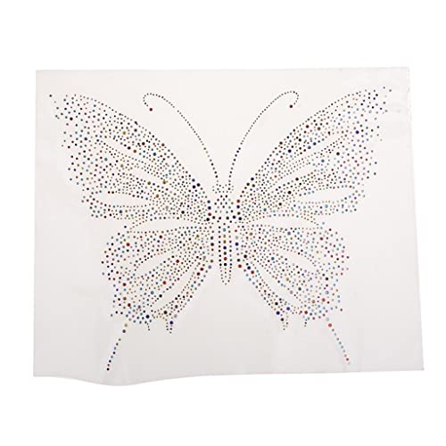 LOVIVER Strass Aufbügeln Transfer Motiv Schmetterling Dekor, Bunter Stil 2 von LOVIVER