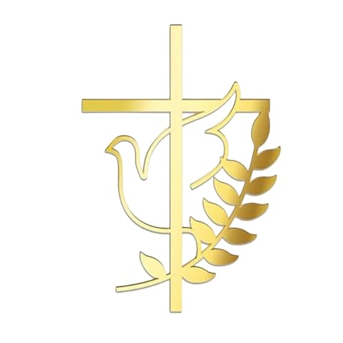 LOVIVER Tortenaufsatz mit Taubenkreuz, Torteneinsatz, Goldfarben, Dekorativ, Religiöses Dekor, Acryl für Party, Hochzeit, Feier, Geburtstag, Stil A LOVIVER Tortenaufsatz mit Taubenkreuz, Torteneinsatz, Goldfarben, Dekorativ, Religiöses Dekor, Acryl für Party, Hochzeit, Feier, Geburtstag, Stil A von LOVIVER