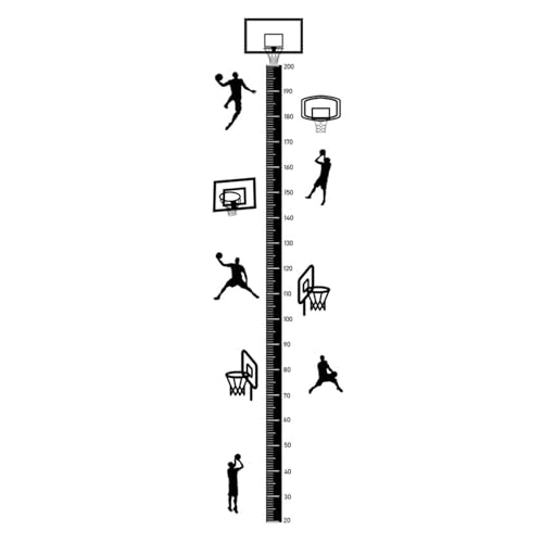 LOVIVER Wachstumsmesslatte, Tapete, Wanddekoration, kreativ und präzise, DIY-Wandlineal, Wandaufkleber für Zuhause, Schlafzimmer, Wohnzimmer, Kinderzimmer, A von LOVIVER
