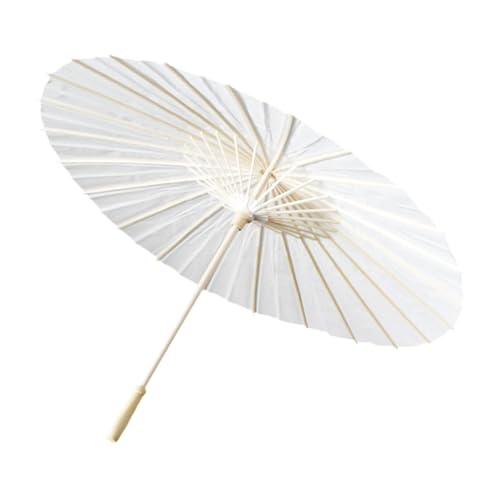 LOVIVER Weißes Papier Regenschirm unbemalte DIY Malerei Dekoration Dekorative Fotografie Requisiten Kleiner chinesischer Kunst Tanz Blank 236 '' LOVIVER Weißes Papier Regenschirm unbemalte DIY Malerei Dekoration Dekorative Fotografie Requisiten Kleiner chinesischer Kunst Tanz Blank 236 '' von LOVIVER
