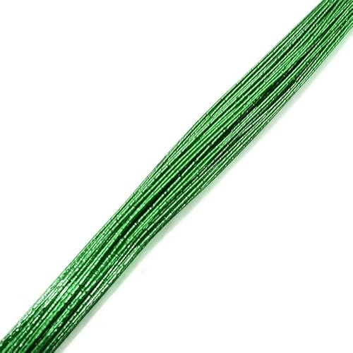 LOVSSU Blumendraht 25 Teile/los 80 cm Strumpf Blume Eisen Draht Floral Stiele Liefert for DIY Nylon Strumpf Blumen Machen Strumpf Blumen Zubehör FüR DIY-BlumensträUßE Draht(T08) von LOVSSU