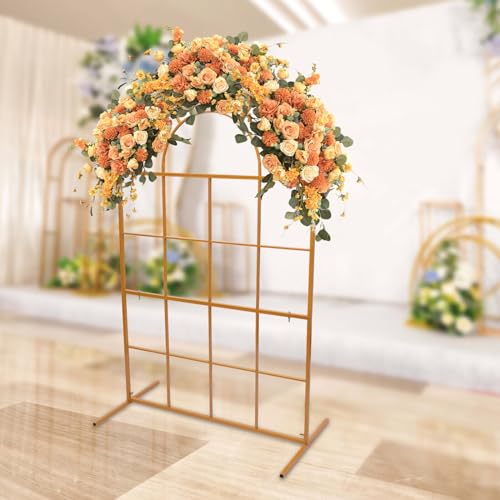 2M Kreativer Bogenständer für Hochzeit Dekoration, Hochzeit Bogen Hintergrund Stand,Premium-Material, DIY Design, Raumbogenset für Hochzeitshintergrund von LOYEMAADE