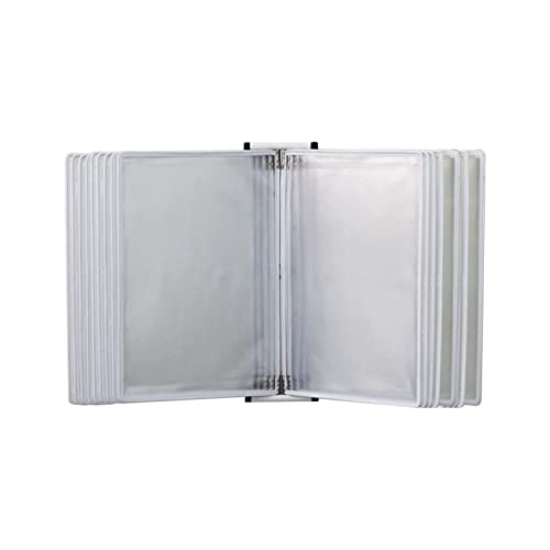 LPAGOLMIX Wandverkleidung, Wandverkleidung, Büro Werkstatt und Restaurant Wand Halterung Referenz Organizer mit 20 Seite A4 Brief Größe Kapazität A11 Dokument(White) von LPAGOLMIX