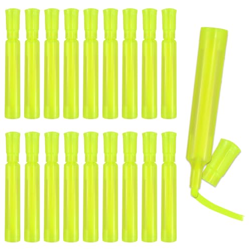 LPAMABA 18 Stück Gelb Textmarker Stift Textmarker Set Leuchtend Gelb Farbe Textliner Stifte Highlighter Stifte Highlighter Marker Highlighter Pen trocknet schnell ungiftig für Studenten Schule Büro von LPAMABA