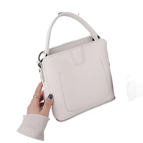 LPHFDCS Tasche HäKeln Set DIY-Nähset for handgefertigte Taschen, Riemen, Luxus-Ledertaschen-Herstellungsset, Handnähzubehör for Damenhandtaschen Tasche HäKeln(Num1 White) von LPHFDCS