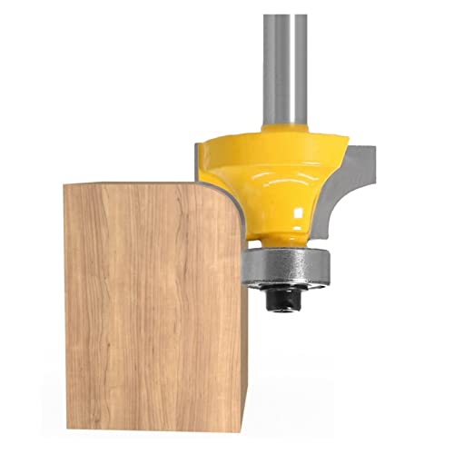 Fräser, Schneidwerkzeug, 4-teiliges 1/4-Zoll-Schaft-Rundfräser-Bit, Rundkantenfräser-Set for Holzverarbeitungswerkzeug, CNC-Wolframkarbid-Fräser von LPLPL