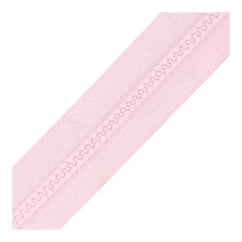 3 Stück 40-120 cm Harzspulen-Reißverschlüsse für Schneiderarbeiten, Nähen, Handwerk, Nylon-Reißverschlüsse, Großpackung, 24 Farben (rosa Farbe, Option 1_100 cm) von LPNGTNG