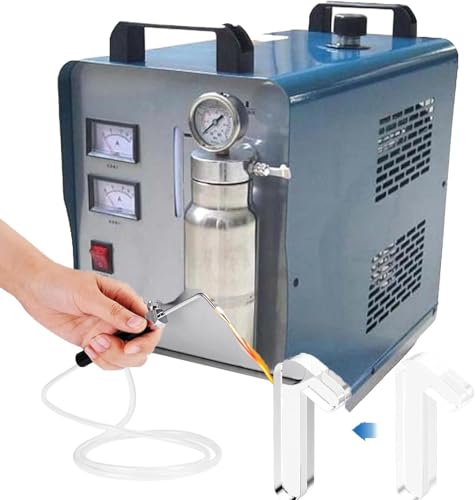 Acryl-Flammenpolierer, 450/600/800 W Flammenpoliermaschine, Mit Flammenpistolen Und Düsen - Sauerstoff-Wasserstoff-Generator-Wasserschweißgerät, Für DIY-Acryl(150l/H) von LPONAA