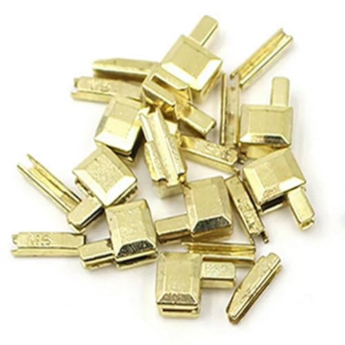 10 Sätze 3# 5# 8# Metall-Reißverschluss-Schieberhalter, Einsteckstift, Reißverschluss unten, Reißverschlussstopper zur Reparatur von Metall-Reißverschlüssen-Gold-5#-10 Sätze von LPUKOI