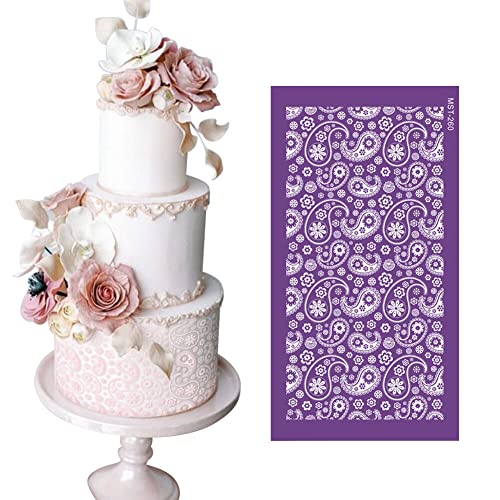 Schablonen Torten Deko, Kuchenschablonen Blumen Torten Schablonen Muster Kuchen Dekoration Schablonen Kuchenvorlagen DIY Fondant Torten Kunststoff Cake Stencil Spitze Dekorationsschablonen Hochzeit von LSGGTIM