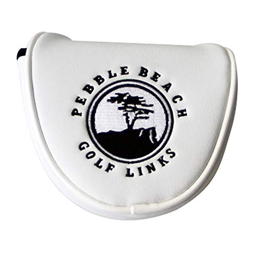 LSHIJI SchläGerkopfhüLlen 1 Stück Golf Mallet Putter Cover Muster Golf Head Covers Golf Club Covers Zubehör Magnetverschluss Golf Headcover Golf SchläGerhauben(3) von LSHIJI