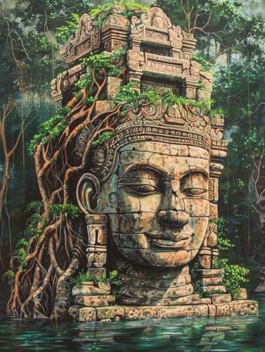 Diamond Painting Zen, 5D Diamond Painting Erwachsene Anlage, DIY Stickerei Kreuzstich Sets, Full Drill Diamant Bastelset Erwachsene, Mosaikherstellung, Aesthetic für Deko Wohnzimmer, 40X50 cm R-6713 Diamond Painting Zen, 5D Diamond Painting Erwachsene Anlage, DIY Stickerei Kreuzstich Sets, Full Drill Diamant Bastelset Erwachsene, Mosaikherstellung, Aesthetic für Deko Wohnzimmer, 40X50 cm R-6713 von LSPKKYOU