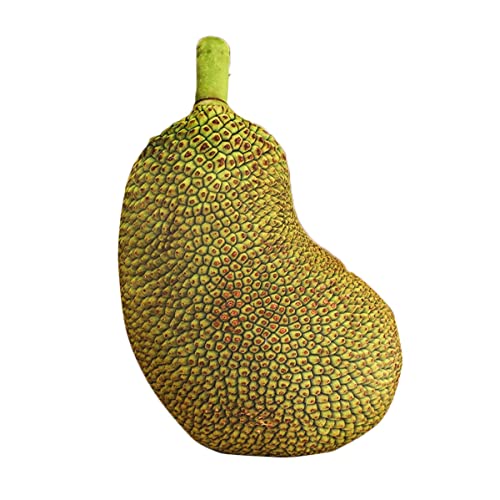 LSSHPZLFC Niedliche, Mit Früchten Gefüllte Kissen, Kinderkissen, Gefüllte Wassermelonen-Plüschtiere, Superweiche Mädchenkissen, Ananas-Durian-Kissen, Sitzcouch-Ornamente(Jackfruit) von LSSHPZLFC