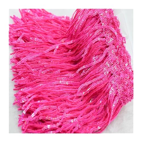 17 cm Laser Quastel Fransenverkleidung Spitzenstoffe for Showkleidung Handwerk machen Kleiderrock Dekoration(Color:Rose pink AB,Size:5 yards) von LSYHHXC