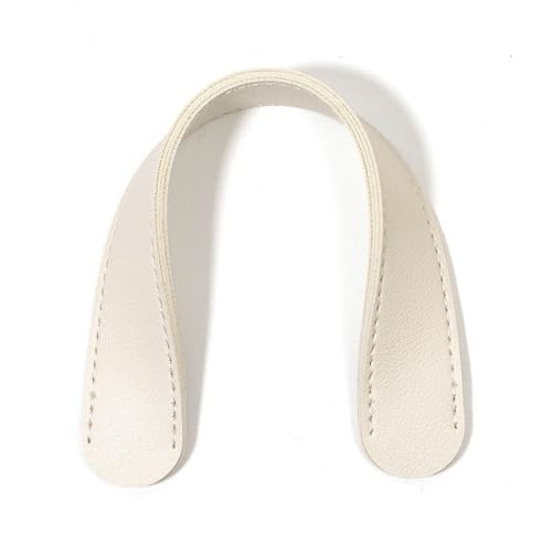 LSYHHXC 2Pc Tasche Strap Dekompression Schulter Pads Anti-Slip Griff Befestigungs Clip Tasche Zubehör Breite Pu Leder Tasche Gürtel Schulter Rest(Beige) von LSYHHXC