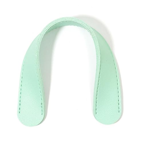 LSYHHXC 2Pc Tasche Strap Dekompression Schulter Pads Anti-Slip Griff Befestigungs Clip Tasche Zubehör Breite Pu Leder Tasche Gürtel Schulter Rest(Green) von LSYHHXC